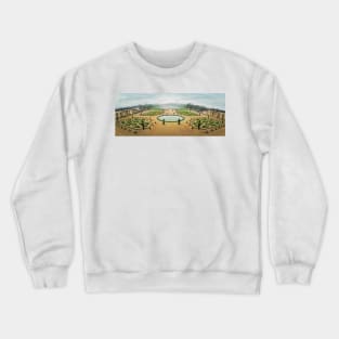 Versailles Gardens Panorama Crewneck Sweatshirt